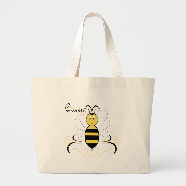 Smiling Bumble Bee Queen Bee Bag (Front)