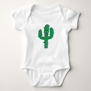 Smiling Cactus Baby Bodysuit