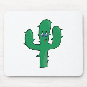 Smiling Cactus Mouse Mat