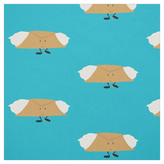 Smiling cannoli fabric (Swatch)