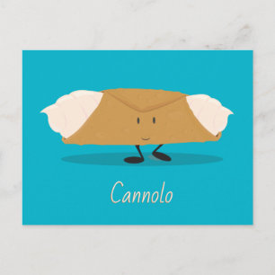 Smiling cannolo Postcard