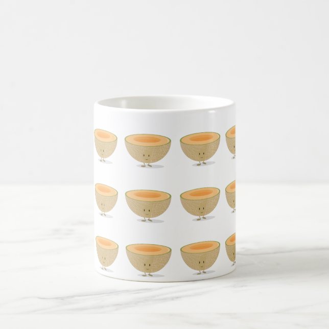 Smiling Cantaloupe Coffee Mug (Center)