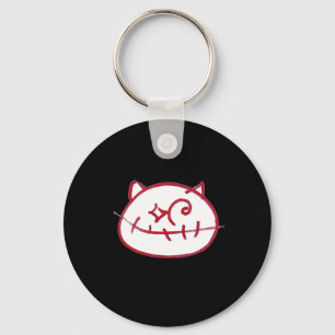 Smiling Cat Cat Lover Mum Dad The Cat Lady  Key Ring