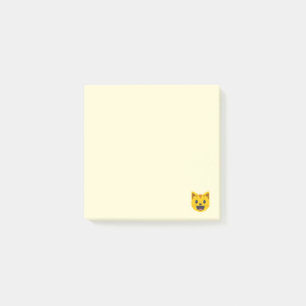 Smiling Cat Face Emoji Post-it Notes