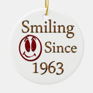 Smiling Ceramic Tree Decoration