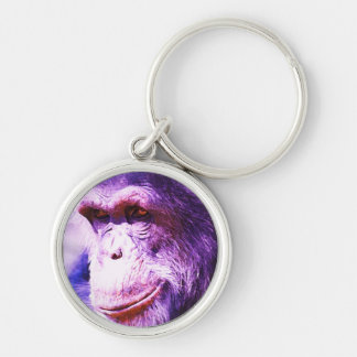 Smiling Chimpanzee Key Ring