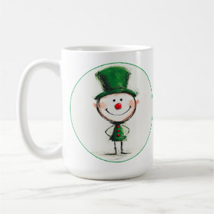 Smiling Christmas Elf Cusstomized Coffee Mug