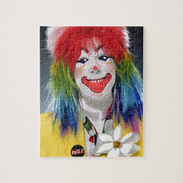 Smiling Clown Jigsaw Puzzle (Vertical)