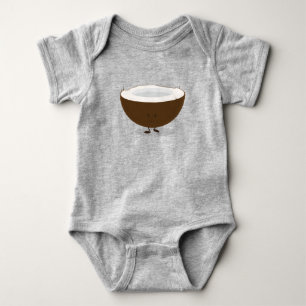 Smiling Coconut Baby Bodysuit
