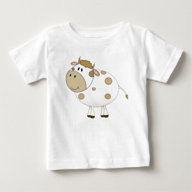 Smiling Cow Baby T-Shirt (Front)