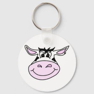 Smiling Cow Key Ring