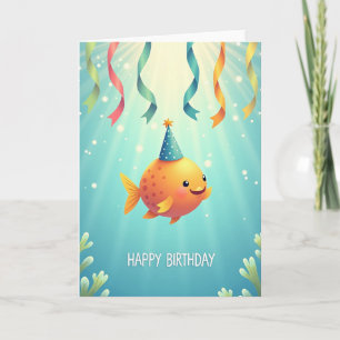 Smiling Creature Birthday Card