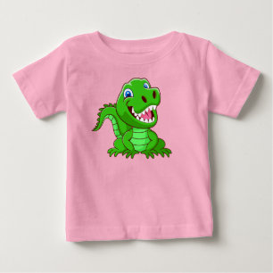 Smiling Crocodile Cartoon-64836 Baby T-Shirt