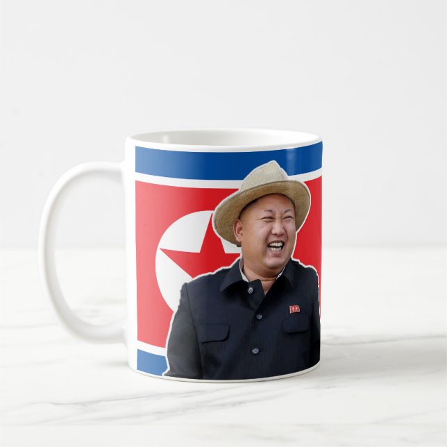 Smiling Dear Leader Coffee Mug (Left)