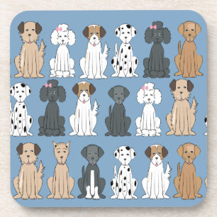 Smiling Dogs  Coaster