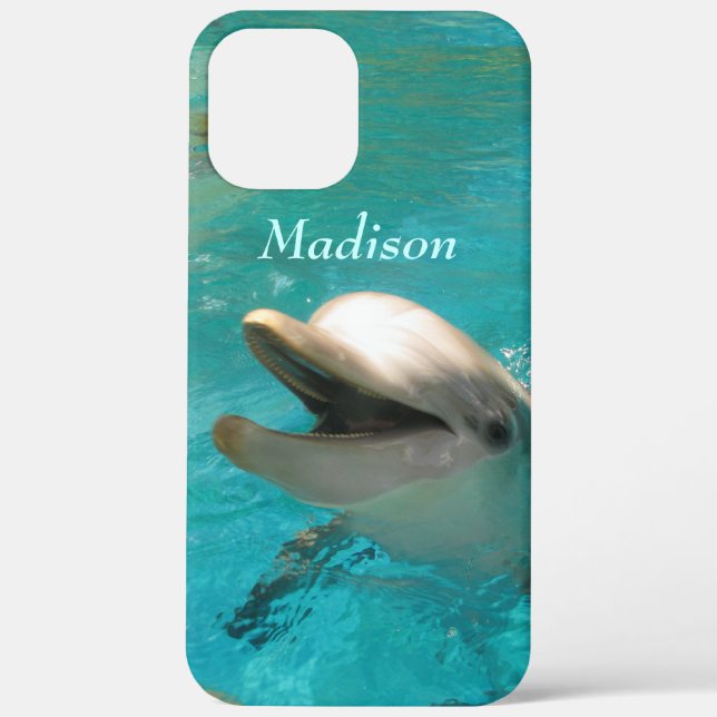 Smiling Dolphin Case-Mate iPhone Case (Back)