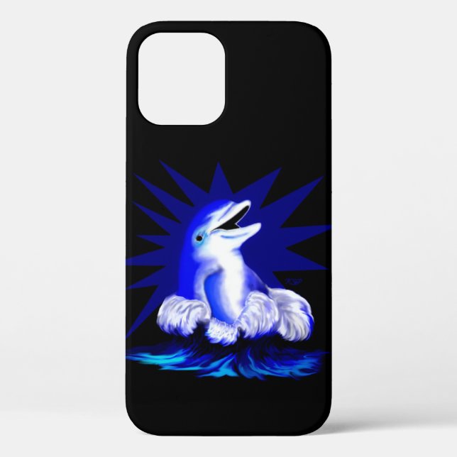 Smiling Dolphin Case-Mate iPhone Case (Back)