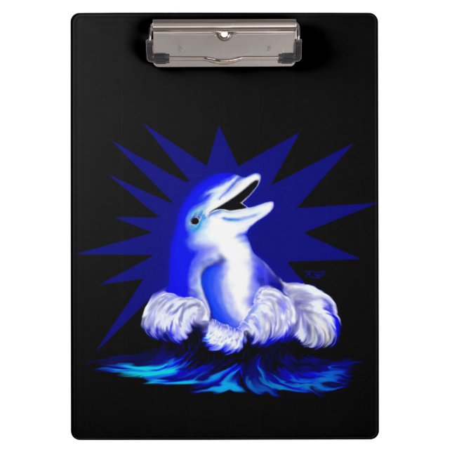 Smiling Dolphin Clipboard (Front)