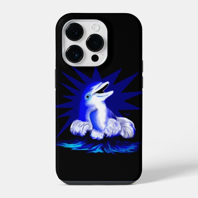 Smiling Dolphin iPhone Case (Back)