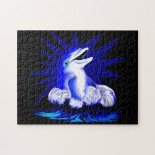 Smiling Dolphin Jigsaw Puzzle