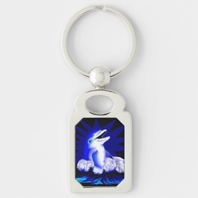 Smiling Dolphin Key Ring (Front)