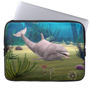 Smiling Dolphin Laptop Sleeve