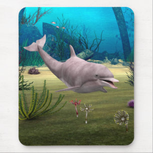 Smiling Dolphin Mouse Mat
