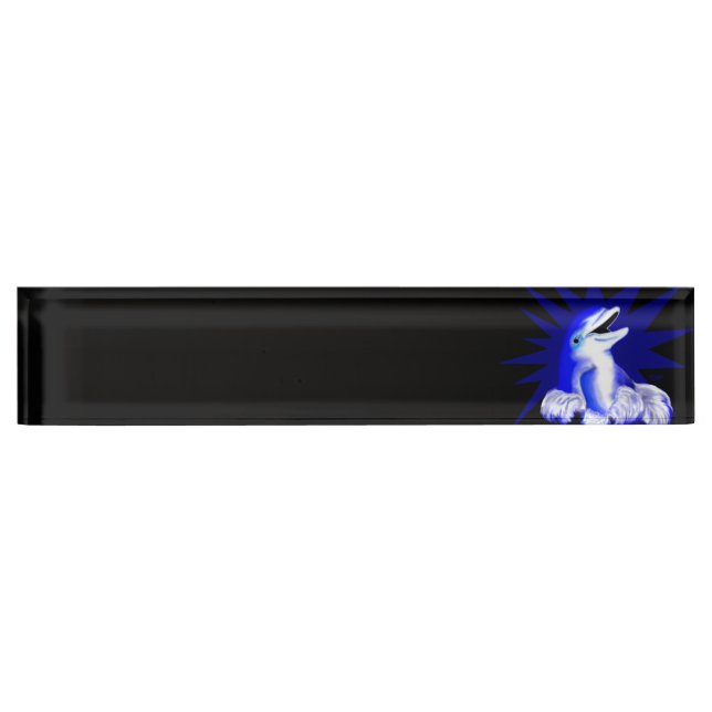 Smiling Dolphin Nameplate (Front)