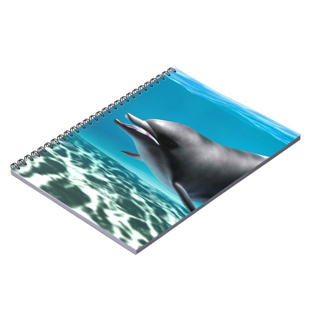 Smiling Dolphin Notebook (Left Side)