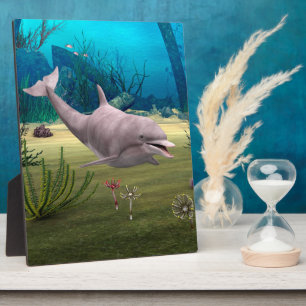 Smiling Dolphin Plaque