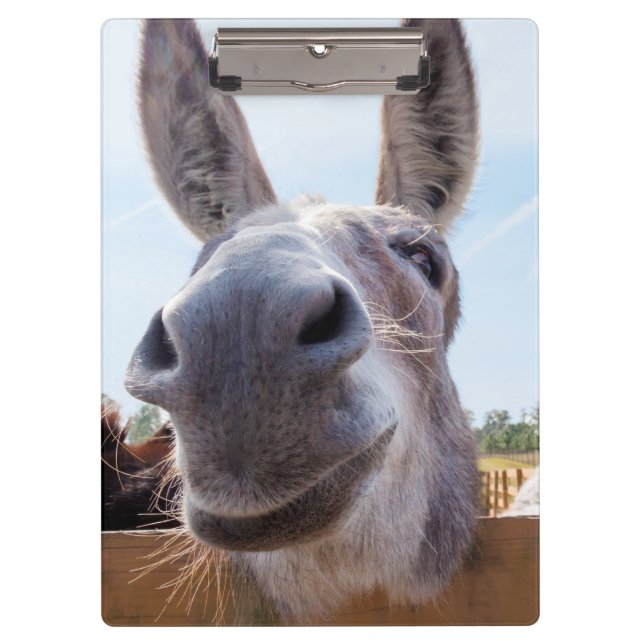 Smiling Donkey Clipboard (Front)