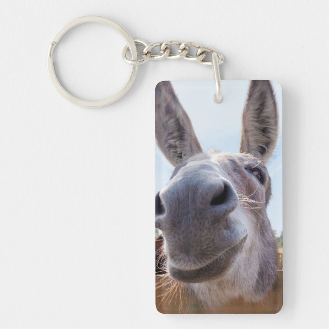 Smiling Donkey Key Ring (Front)
