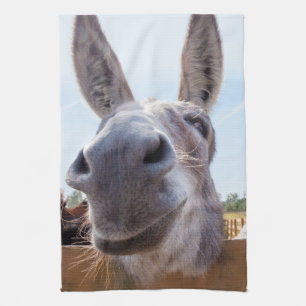 Smiling Donkey Kitchen Towel