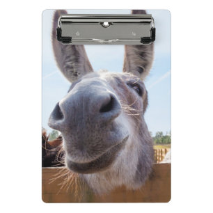 Smiling Donkey Mini Clipboard