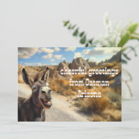 Smiling donkey, Oatman Arizona