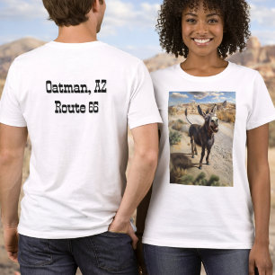 Smiling donkey, Oatman Arizona, Route 66 T-Shirt