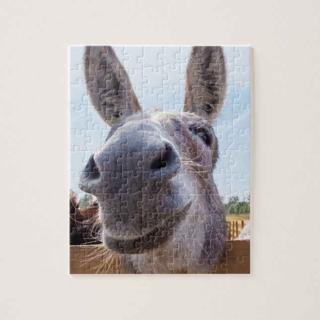 Smiling Donkey Puzzle (Vertical)