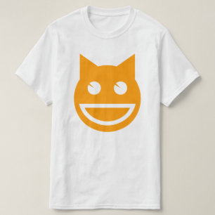 Smiling Emoji Cat T-Shirt