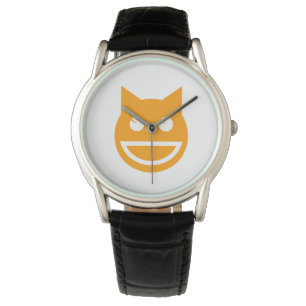 Smiling Emoji Cat Watch