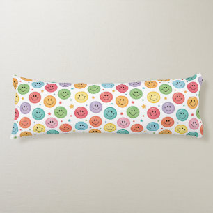 Smiling Emoji Pattern Body Cushion