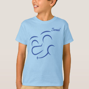 Smiling Face Customisable Boy's  T-Shirt