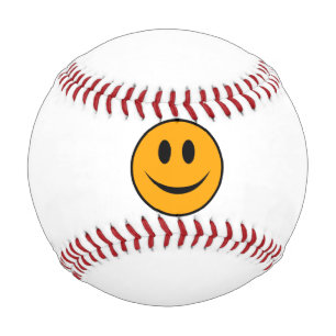 Smiling Face Emoji Baseball
