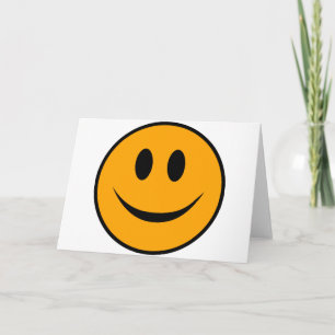 Smiling Face Emoji Card