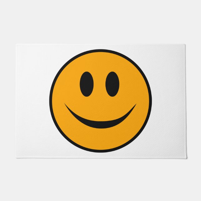 Smiling Face Emoji Doormat (Front)