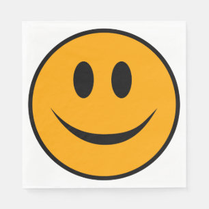 Smiling Face Emoji Napkin