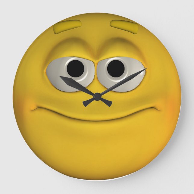 Smiling Face Large Clock (Front)