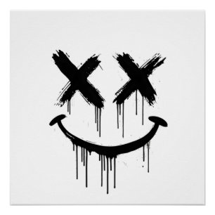 Smiling face. poster