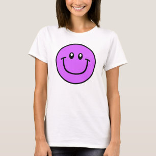 Smiling Face Shirt Purple 0003