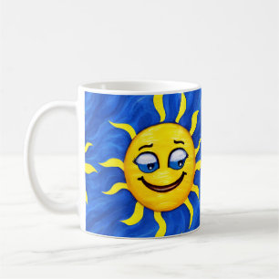 Smiling Face Sunny Sun Coffee Mug