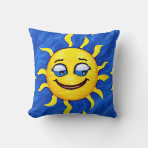 Smiling Face Sunny Sun Cushion